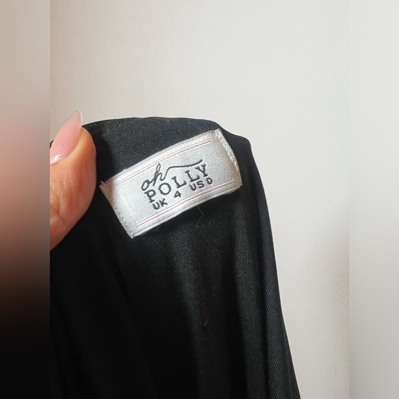 Oh Polly Black Mini Dress - Picture 4 of 4